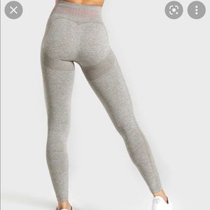 Gymshark Flex High Waisted Leggings in Khaki Mark/Taupe